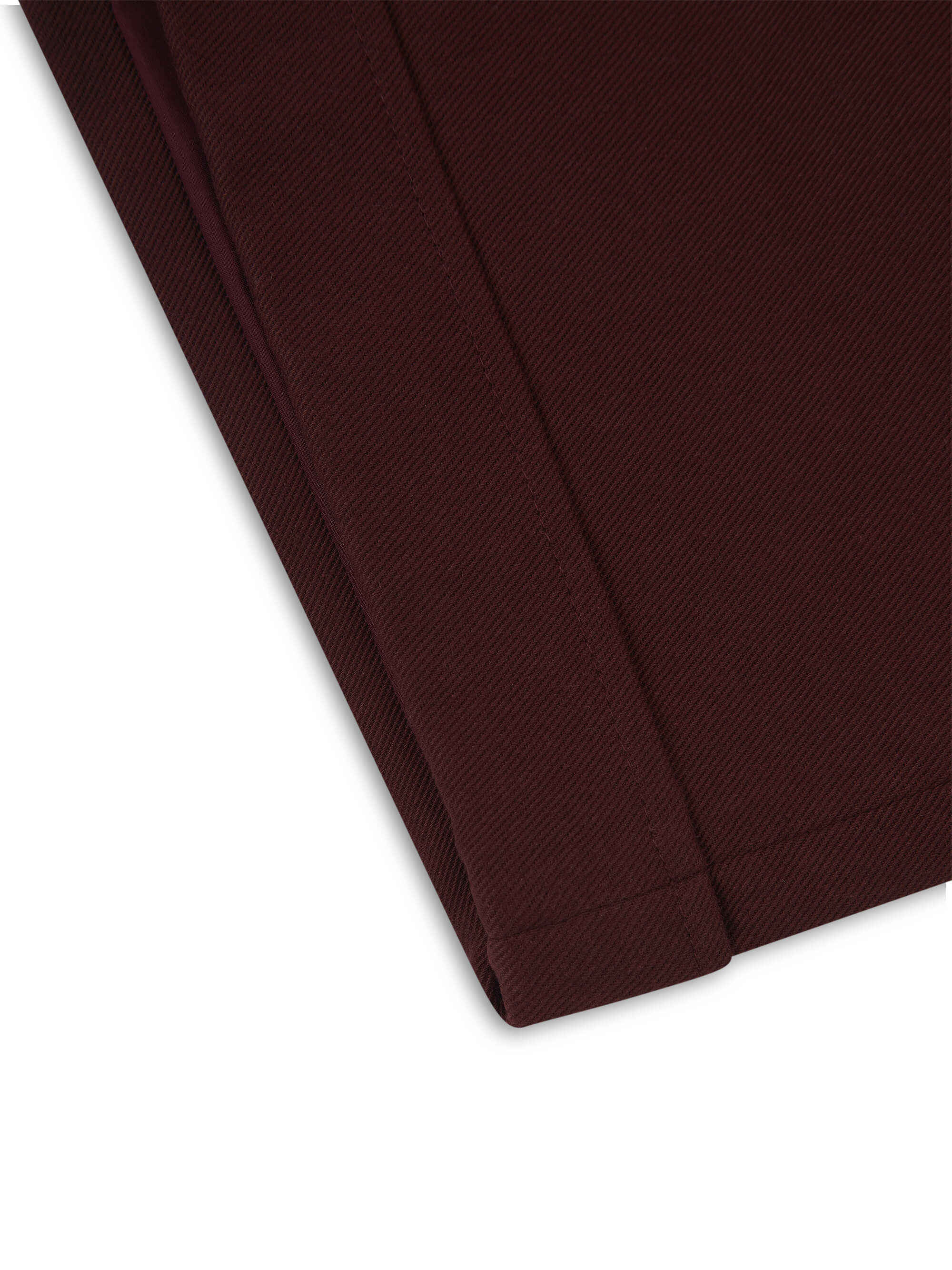 'ASTON' HIGH WAISTED TAILORED CITY SHORT BURGUNDY - Image 5