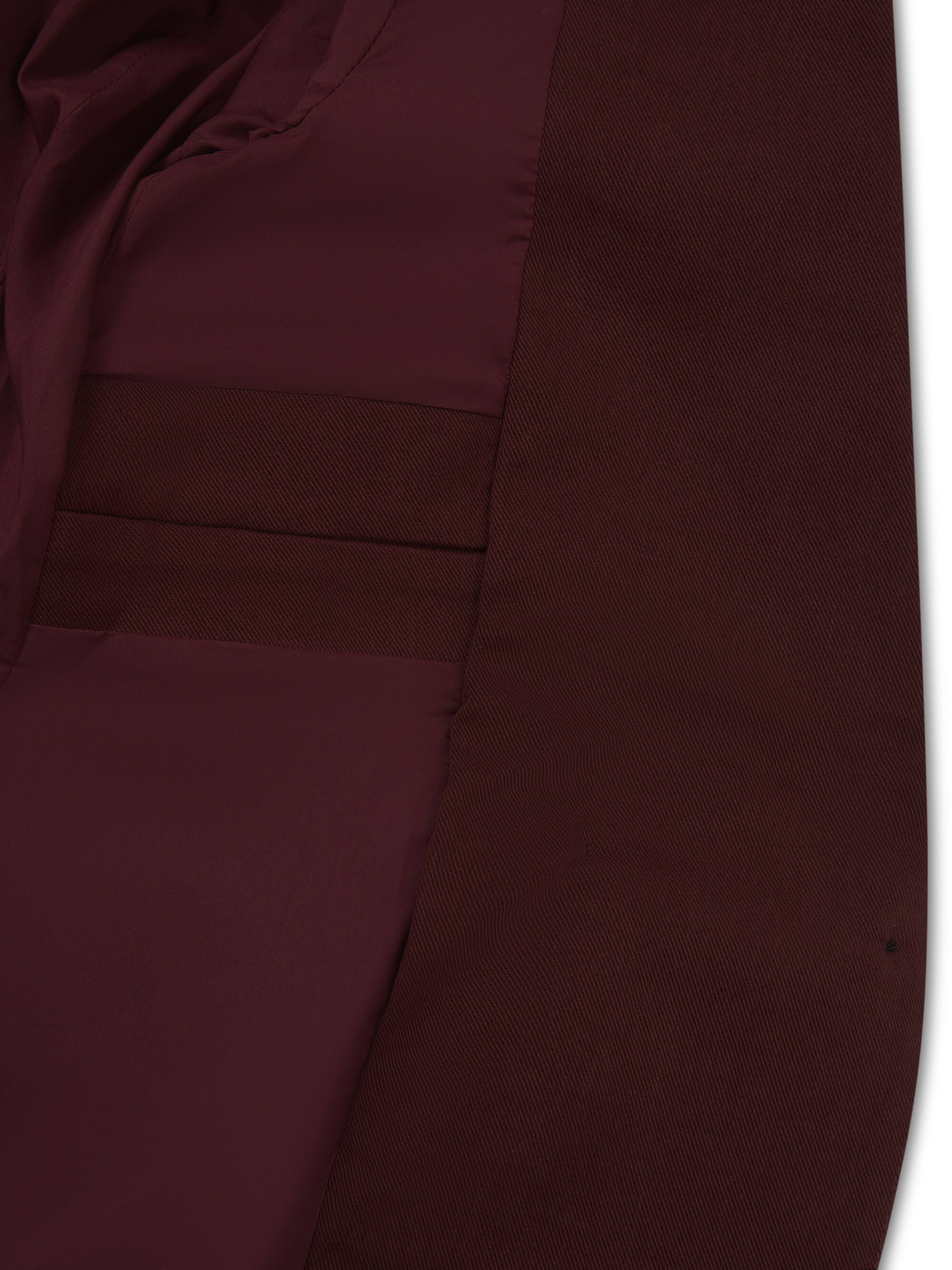 'ASTON' STRUCTURED HOURGLASS CINCHED WAIST BLAZER BURGUNDY - Image 9