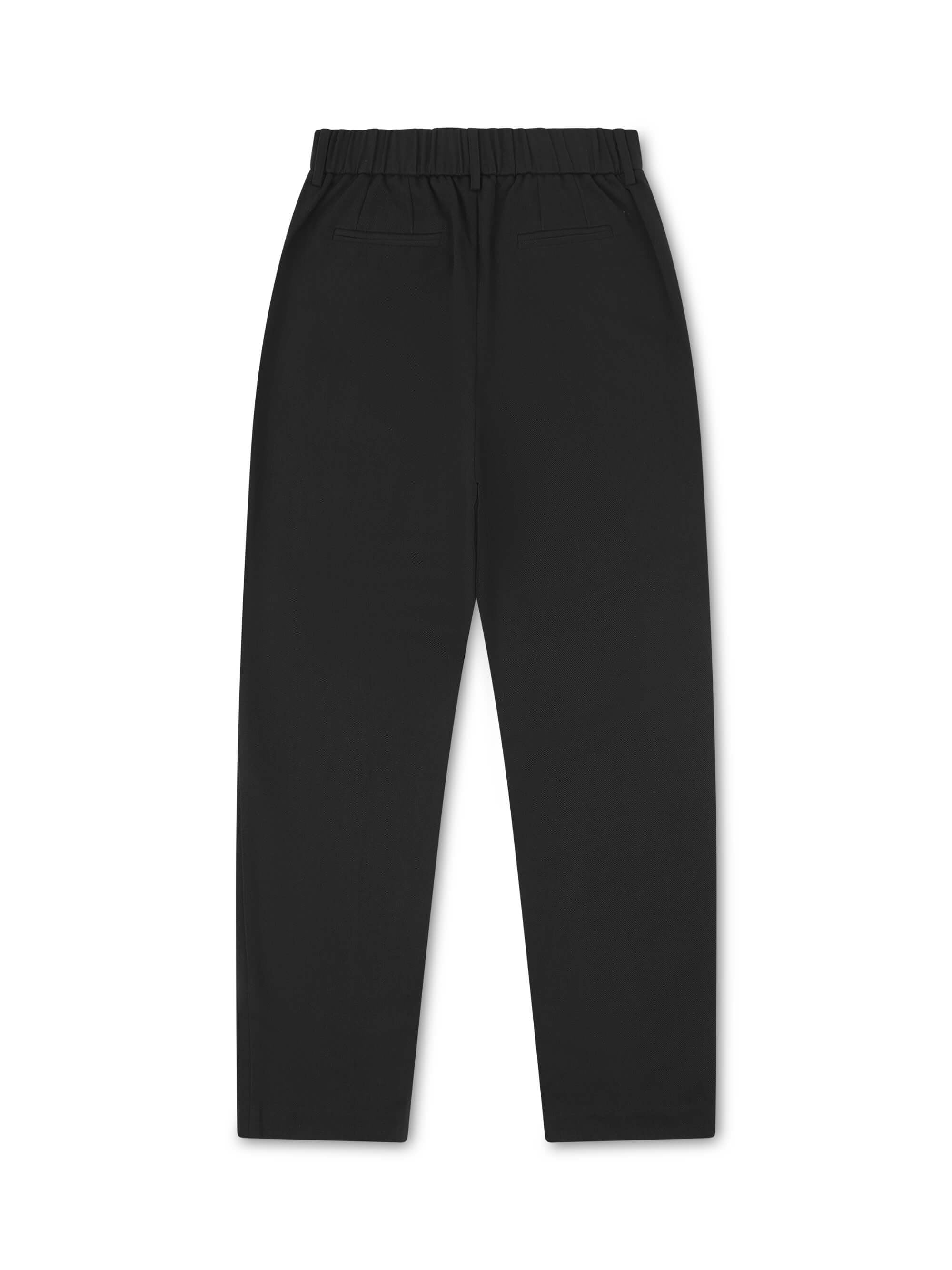 'ASTON' TAILORED CIGARETTE TROUSERS BLACK - Image 5