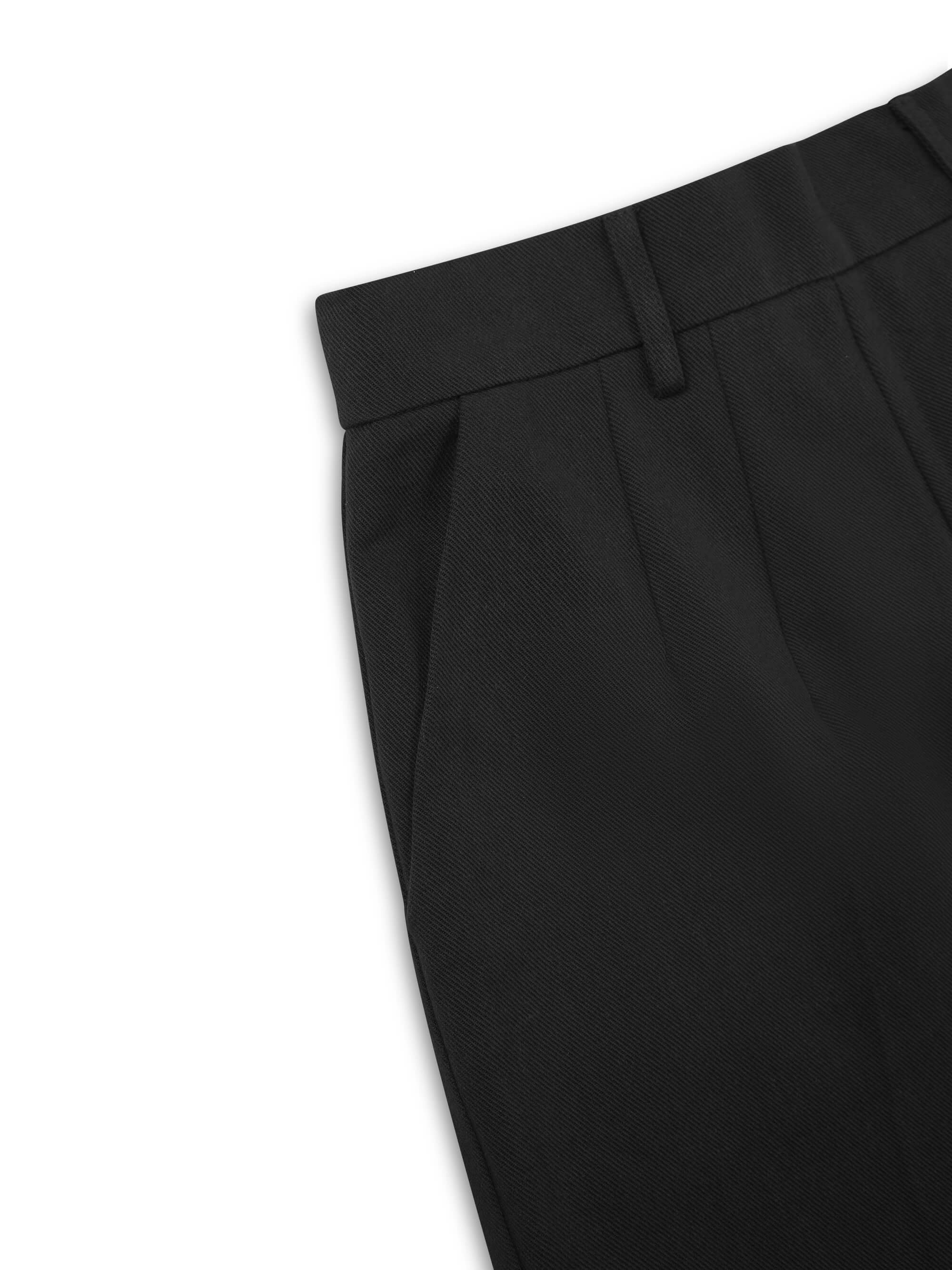 'ASTON' TAILORED CIGARETTE TROUSERS BLACK - Image 6
