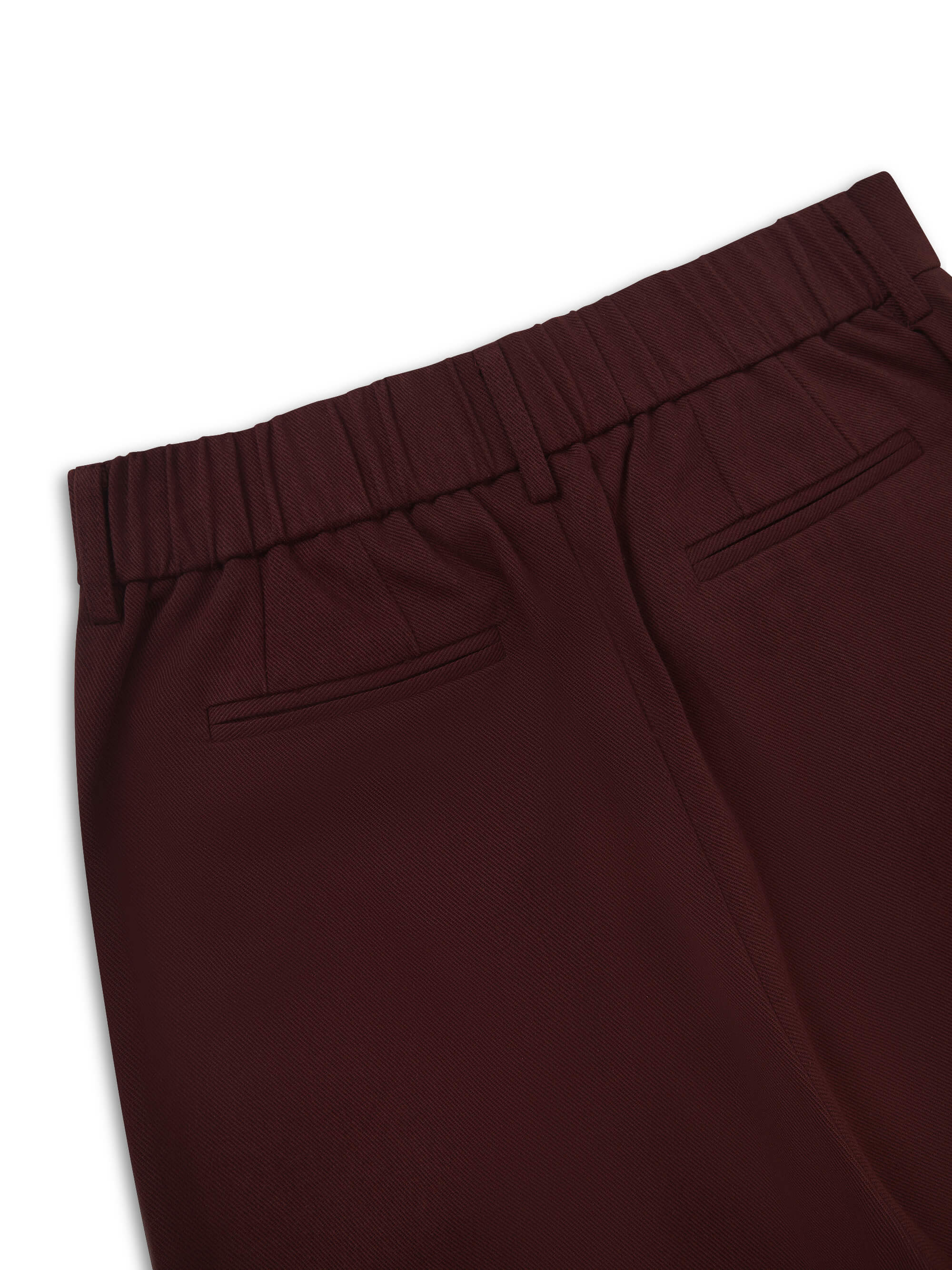 'ASTON' TAILORED CIGARETTE TROUSERS BURGUNDY - Image 8