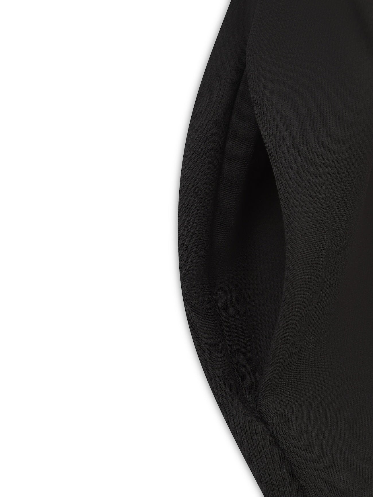 'MARILYN' EXAGGERATED SQUARE BANDEAU BUTTON DETAIL MIDI DRESS BLACK - Image 13