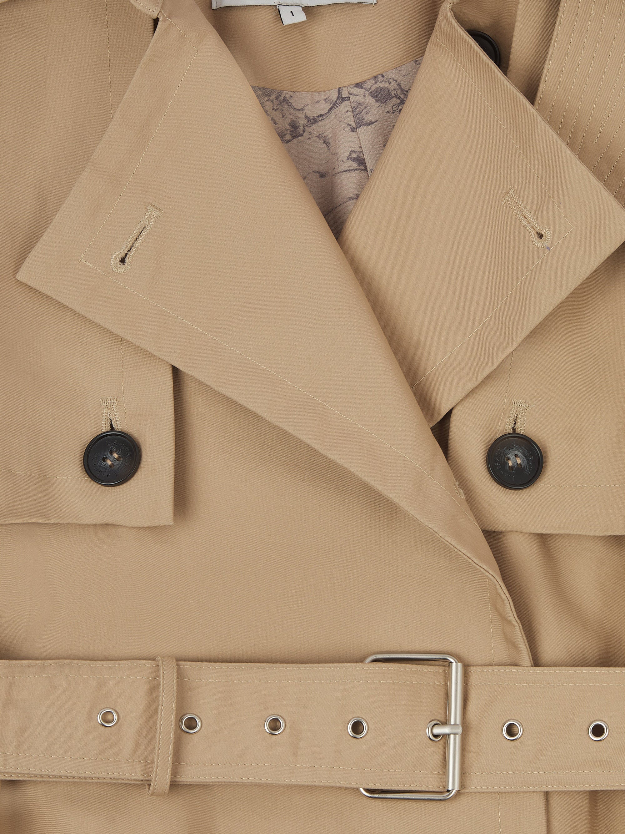 'VERSAILLES' SIGNATURE TRENCH COAT CAMEL - Image 12