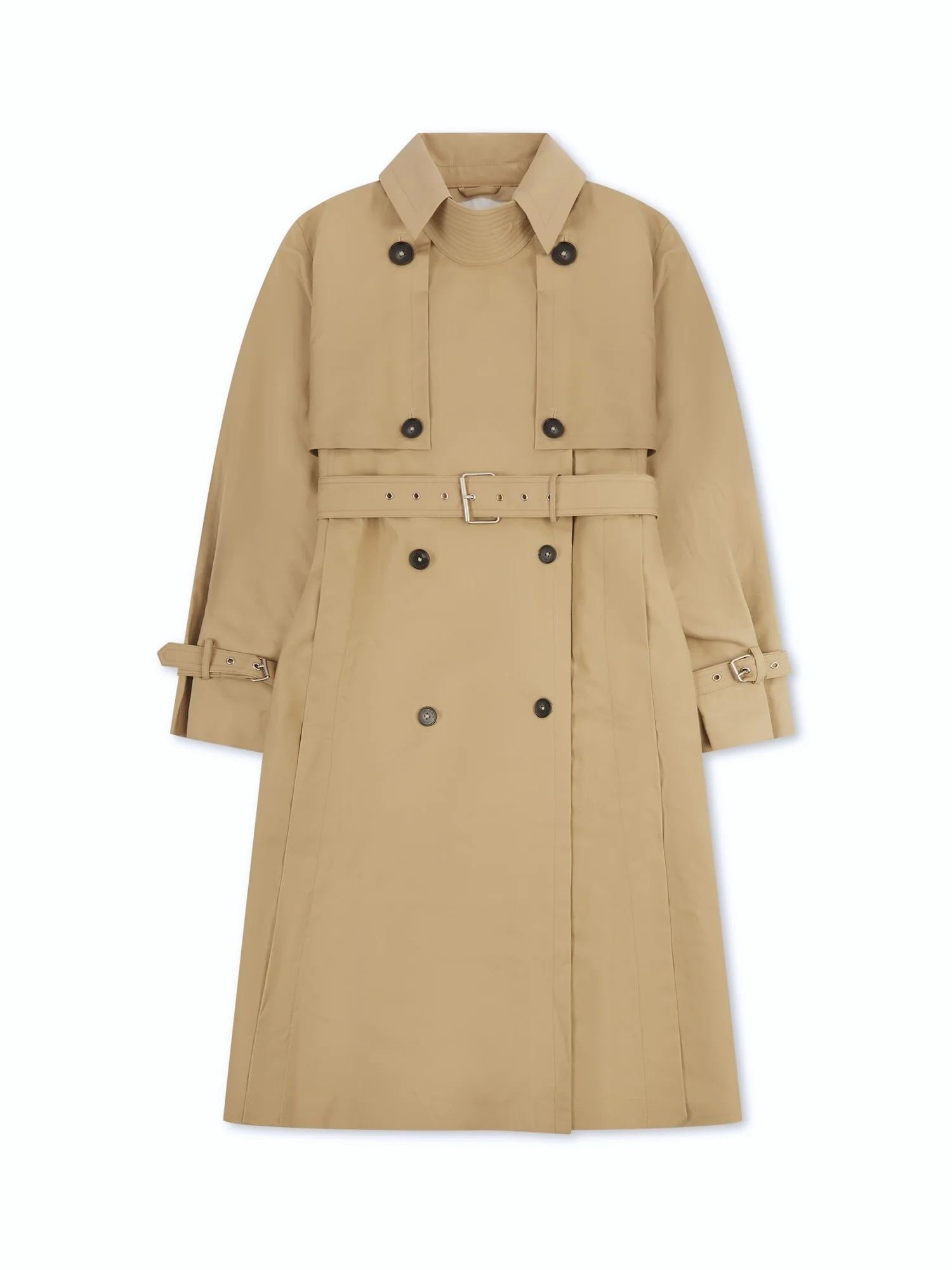'VERSAILLES' SIGNATURE TRENCH COAT CAMEL - Image 9