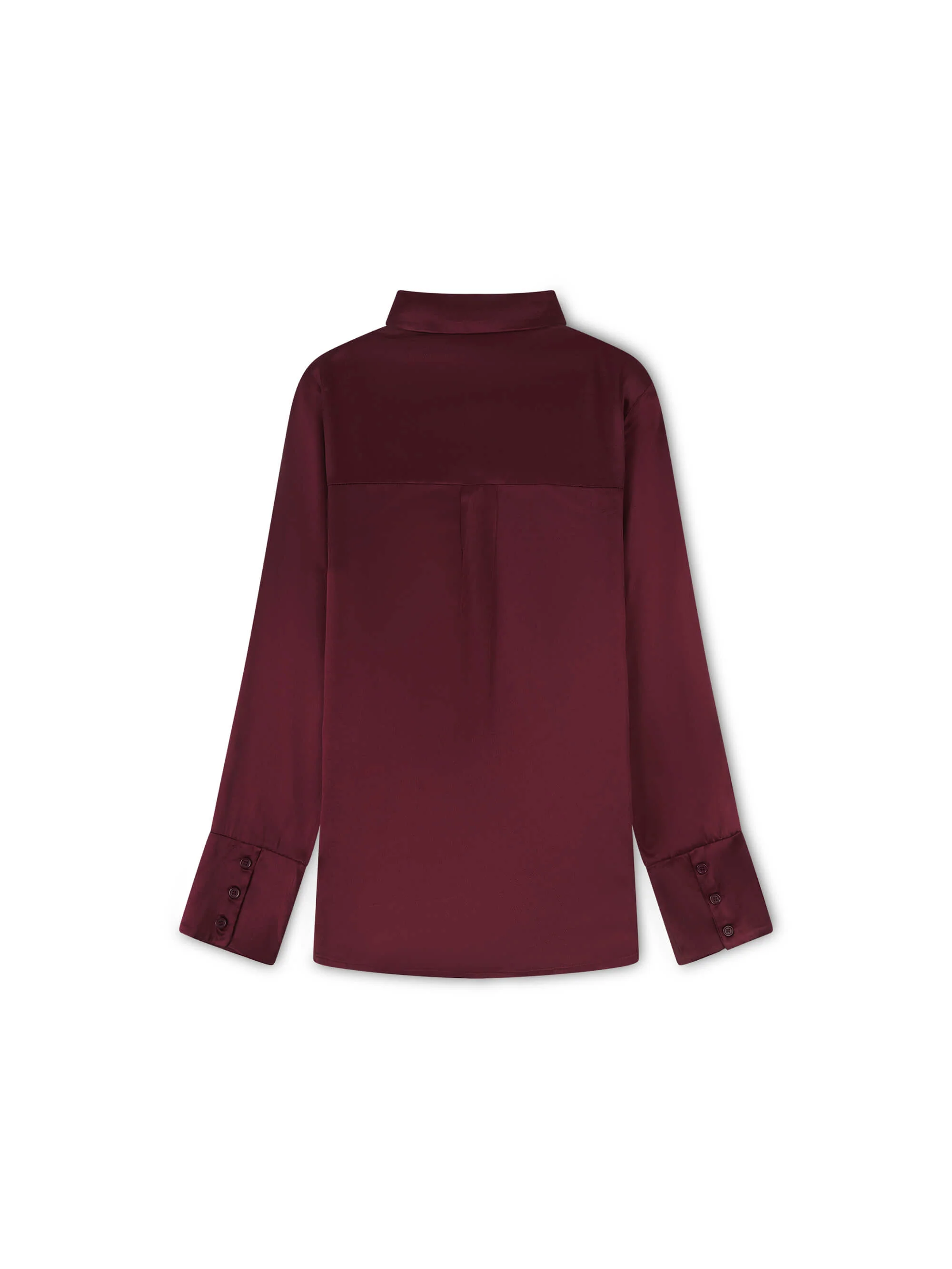 ‘LADY’ PERFECT FIT FLUID BLOUSE BURGUNDY - Image 6