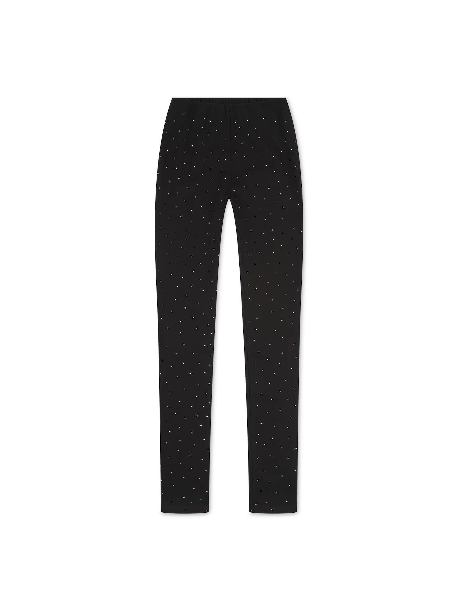 ‘LORNA’ RHINESTONE ZIP HEM LEGGINGS - Image 3