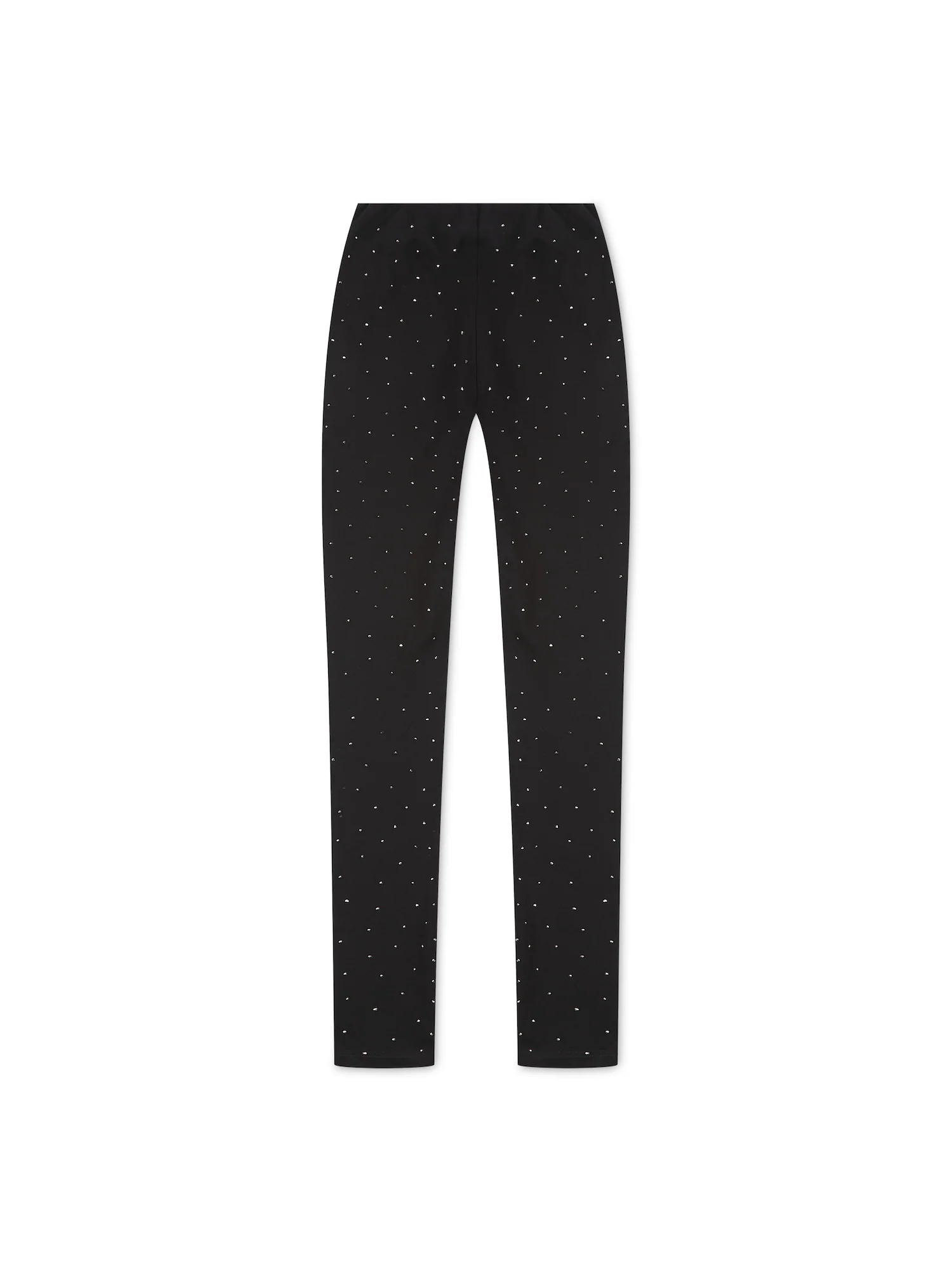 ‘LORNA’ RHINESTONE ZIP HEM LEGGINGS - Image 4
