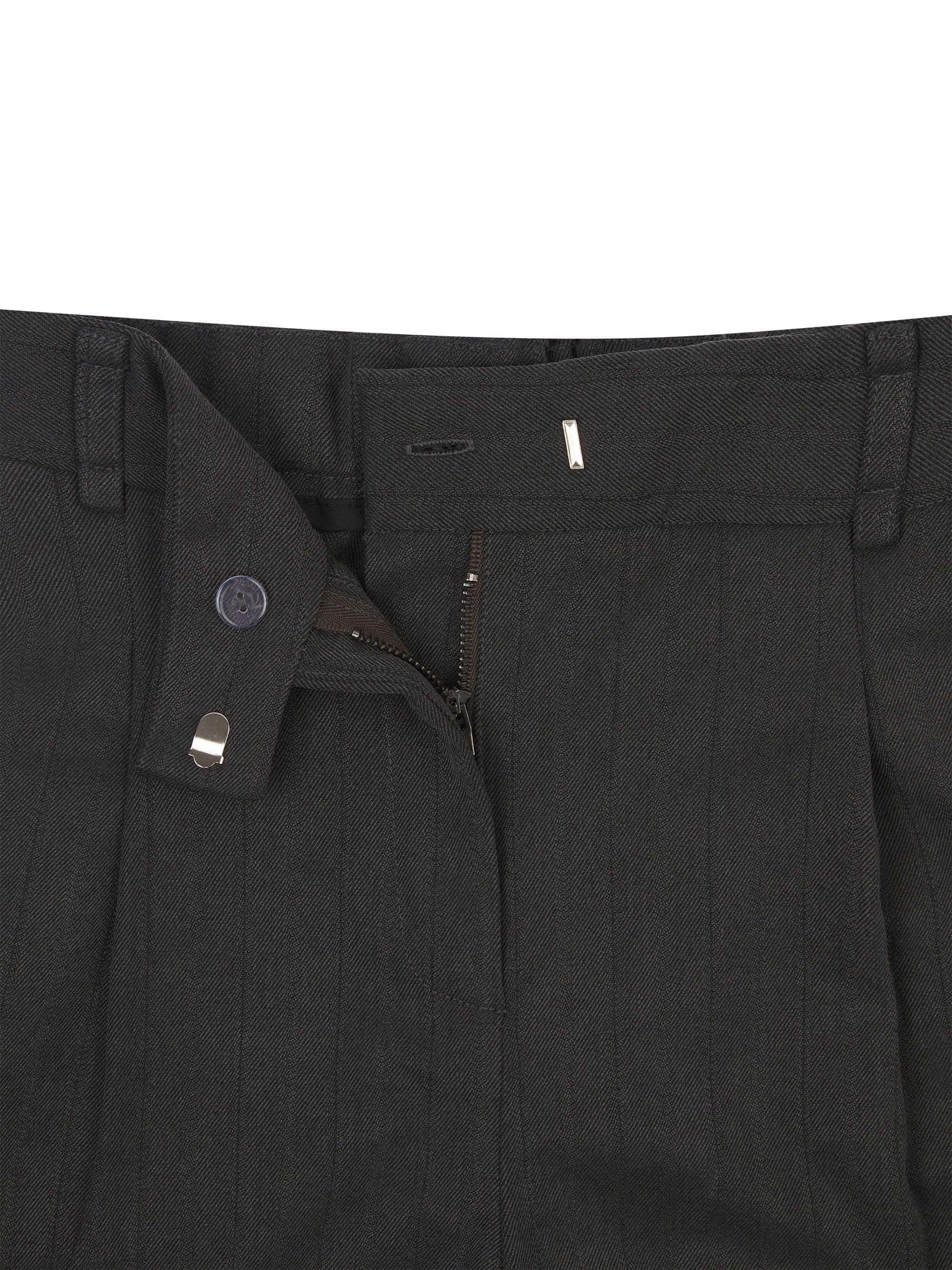 'BEAU' TAILORED WIDE LEG TROUSERS SLATE GREY - Image 7