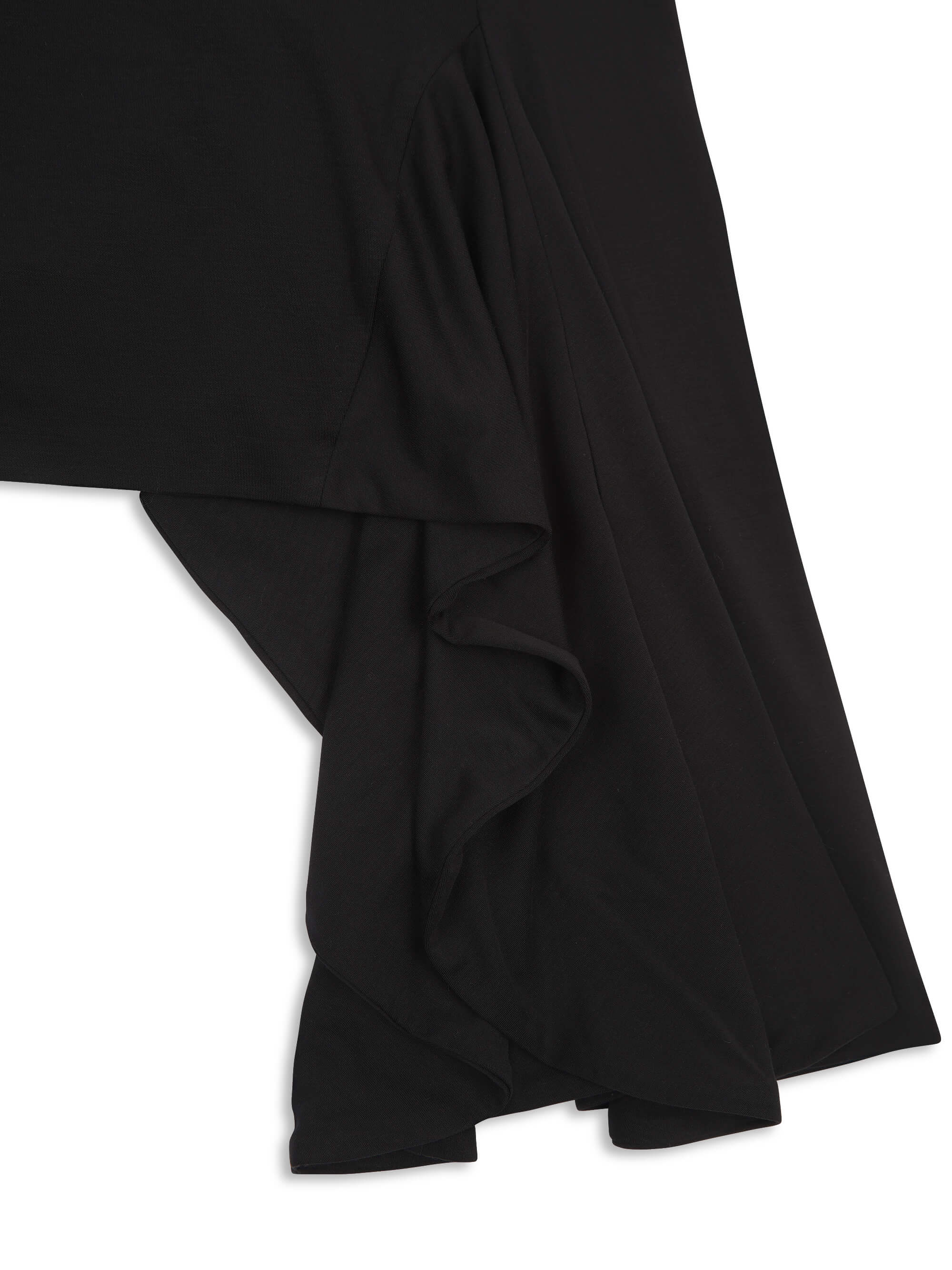 'DEAR JOHN' VOLUME HEM MIDI SKIRT BLACK - Image 5